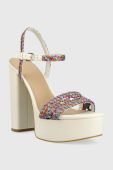 Сандалі Guess GABELLE2 колір бежевий FL6G2L ELE03 Сандалі Guess GABELLE2 колір бежевий FL6G2L ELE03