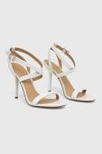 Шкіряні сандалі MICHAEL Michael Kors Asha колір білий 40S3ASHS1L Шкіряні сандалі MICHAEL Michael Kors Asha колір білий 40S3ASHS1L