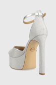 Сандалі MICHAEL Michael Kors Martina колір срібний 40S3MTHP1Q Сандалі MICHAEL Michael Kors Martina колір срібний 40S3MTHP1Q