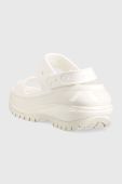 Шльопанці Crocs Classic Mega Crush Sandal жіночі колір білий на платформі 207989 207989.100-100 Шльопанці Crocs Classic Mega Crush Sandal жіночі колір білий на платформі 207989 207989.100-100