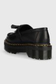 Шкіряні мокасини Dr. Martens Adrian Quad жіночі колір чорний на платформі DM27989001 Шкіряні мокасини Dr. Martens Adrian Quad жіночі колір чорний на платформі DM27989001