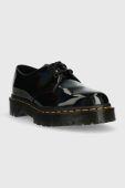 Шкіряні туфлі Dr. Martens 1461 Bex жіночі колір чорний на плоскому ходу DM30563001 DM30563001-Black Шкіряні туфлі Dr. Martens 1461 Bex жіночі колір чорний на плоскому ходу DM30563001 DM30563001-Black