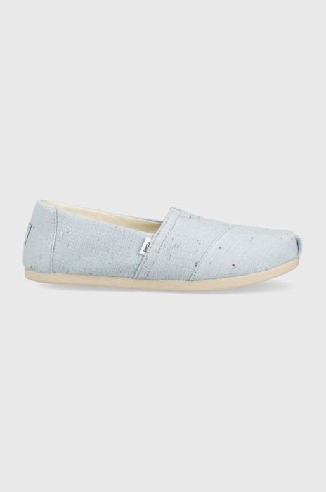 Еспадрилі Toms Alpargata 10019660 колір блакитний Еспадрилі Toms Alpargata 10019660 колір блакитний