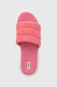 Шльопанці Toms Alpargata Mallow Slide жіночі колір рожевий на платформі 10019703