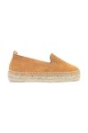 Замшеві еспадрилі Manebi Double Sole Espadrilles колір коричневий на платформі R 3.9 D0 Замшеві еспадрилі Manebi Double Sole Espadrilles колір коричневий на платформі R 3.9 D0