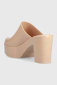 Шльопанці Melissa MELISSA MULE AD жіночі колір бежевий каблук блок M.32233.AL350