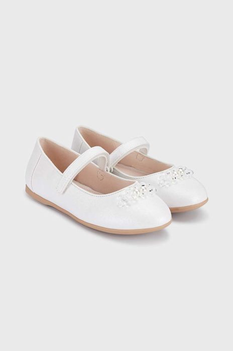 Дитячі балетки Mayoral колір білий (2961257) Дитячі балетки Mayoral колір білий (2961257)