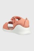Дитячі шкіряні сандалі Biomecanics колір помаранчевий