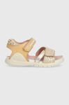 Дитячі шкіряні сандалі Biomecanics колір бежевий (3039519)