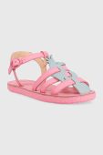 Дитячі шкіряні сандалі Camper колір рожевий (3163130)