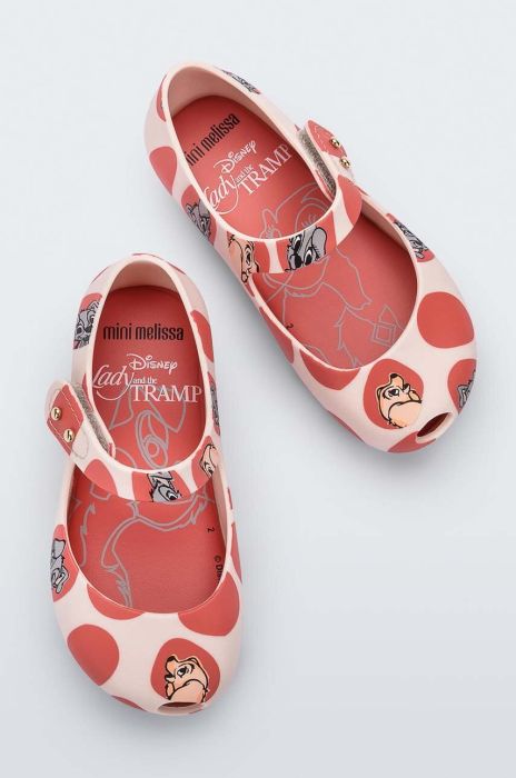 Дитячі балетки Melissa x Disney колір рожевий Дитячі балетки Melissa x Disney колір рожевий