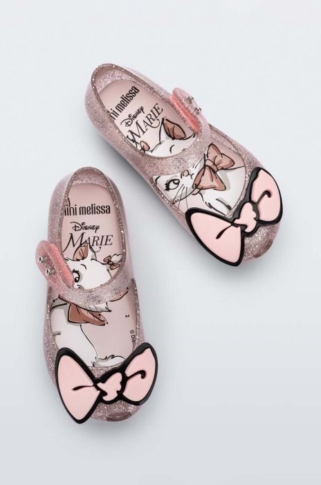 Дитячі балетки Melissa x Disney колір срібний Дитячі балетки Melissa x Disney колір срібний