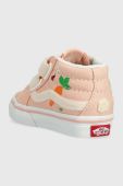Дитячі кеди Vans SK8 Mid Reissue V Rabbit GARD PCHDS колір помаранчевий Дитячі кеди Vans SK8 Mid Reissue V Rabbit GARD PCHDS колір помаранчевий