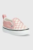 Дитячі кеди Vans TD Slip On V MDPIN колір рожевий