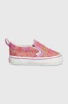 Дитячі кеди Vans TD Slip On V CTHR CHBD MBLUE колір помаранчевий