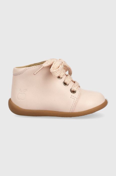 Дитячі шкіряні туфлі Pom D'api колір рожевий (2990479) Дитячі шкіряні туфлі Pom D'api колір рожевий (2990479)