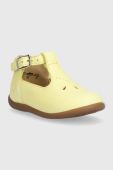 Дитячі шкіряні балетки Pom D'api колір жовтий (3176261)