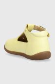 Дитячі шкіряні балетки Pom D'api колір жовтий (3176261)