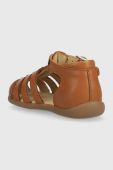 Дитячі шкіряні сандалі Pom D'api колір коричневий (3176270)