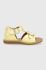 Дитячі шкіряні сандалі Pom D'api колір жовтий (3247810)