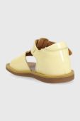 Дитячі шкіряні сандалі Pom D'api колір жовтий (3247810) Дитячі шкіряні сандалі Pom D'api колір жовтий (3247810)