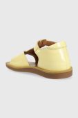 Дитячі шкіряні сандалі Pom D'api колір жовтий (3247815) Дитячі шкіряні сандалі Pom D'api колір жовтий (3247815)