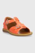 Дитячі шкіряні сандалі Pom D'api колір помаранчевий (3247819) Дитячі шкіряні сандалі Pom D'api колір помаранчевий (3247819)