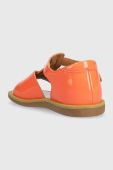 Дитячі шкіряні сандалі Pom D'api колір помаранчевий (3247819) Дитячі шкіряні сандалі Pom D'api колір помаранчевий (3247819)