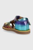 Дитячі шкіряні сандалі Pom D'api колір барвистий (3176278)