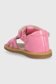 Дитячі шкіряні сандалі Pom D'api колір рожевий (2988260) Дитячі шкіряні сандалі Pom D'api колір рожевий (2988260)