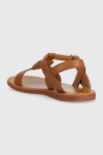 Дитячі шкіряні сандалі Pom D'api колір коричневий (3279302) Дитячі шкіряні сандалі Pom D'api колір коричневий (3279302)