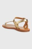 Дитячі шкіряні сандалі Pom D'api колір золотий (3207372) Дитячі шкіряні сандалі Pom D'api колір золотий (3207372)