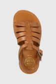 Дитячі шкіряні сандалі Pom D'api колір коричневий (3006988)