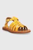 Дитячі шкіряні сандалі Pom D'api колір помаранчевий (2988326) Дитячі шкіряні сандалі Pom D'api колір помаранчевий (2988326)