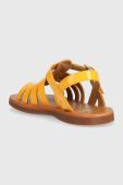 Дитячі шкіряні сандалі Pom D'api колір помаранчевий (2988326) Дитячі шкіряні сандалі Pom D'api колір помаранчевий (2988326)