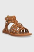 Дитячі шкіряні сандалі Pom D'api колір коричневий (2988347) Дитячі шкіряні сандалі Pom D'api колір коричневий (2988347)