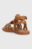 Дитячі шкіряні сандалі Pom D'api колір коричневий (2988347) Дитячі шкіряні сандалі Pom D'api колір коричневий (2988347)