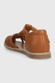 Дитячі шкіряні сандалі Pom D'api колір коричневий (3170506) Дитячі шкіряні сандалі Pom D'api колір коричневий (3170506)