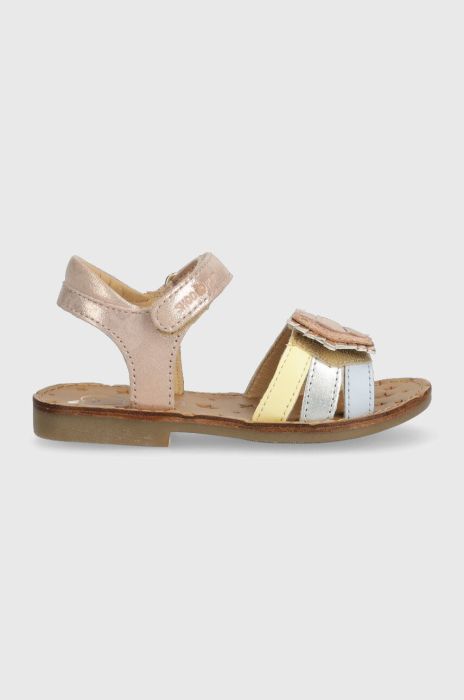 Дитячі шкіряні сандалі Shoo Pom колір рожевий (3279374) Дитячі шкіряні сандалі Shoo Pom колір рожевий (3279374)