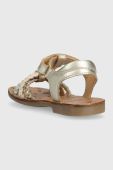 Дитячі шкіряні сандалі Shoo Pom колір срібний (3279384) Дитячі шкіряні сандалі Shoo Pom колір срібний (3279384)