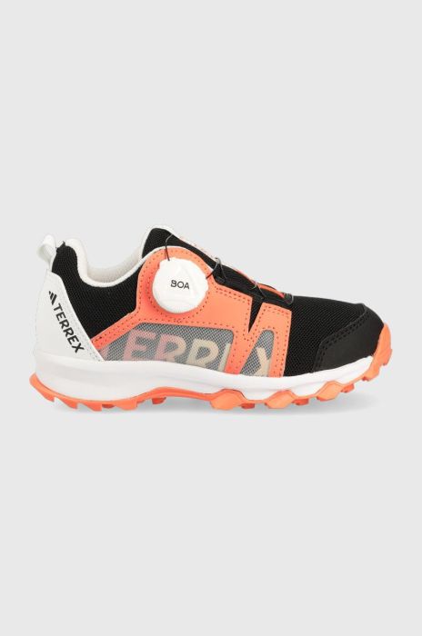 Дитячі черевики adidas TERREX TERREX AGRAVIC BOA колір помаранчевий