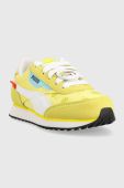 Дитячі кросівки Puma Future Rider Spongebob PS колір жовтий Дитячі кросівки Puma Future Rider Spongebob PS колір жовтий
