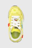 Дитячі кросівки Puma Future Rider Spongebob PS колір жовтий Дитячі кросівки Puma Future Rider Spongebob PS колір жовтий