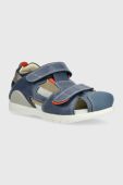 Дитячі шкіряні сандалі Biomecanics колір блакитний (3022746)