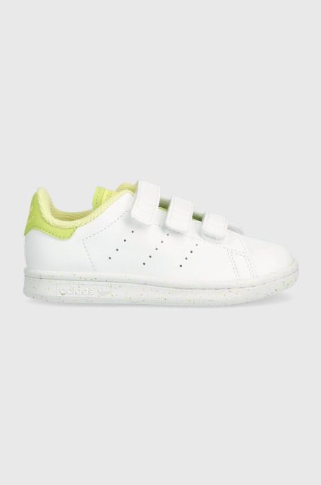 Дитячі кросівки adidas Originals STAN SMITH CF C x Disney колір білий Дитячі кросівки adidas Originals STAN SMITH CF C x Disney колір білий