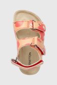 Дитячі сандалі United Colors of Benetton колір помаранчевий Дитячі сандалі United Colors of Benetton колір помаранчевий