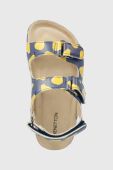 Дитячі сандалі United Colors of Benetton колір блакитний