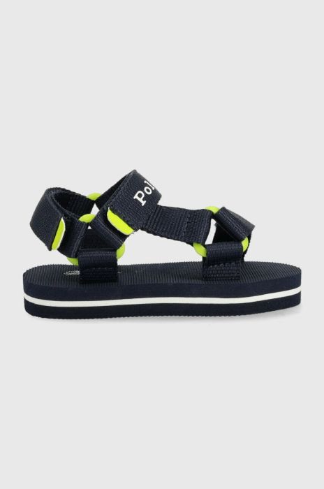 Дитячі сандалі Polo Ralph Lauren колір синій Дитячі сандалі Polo Ralph Lauren колір синій
