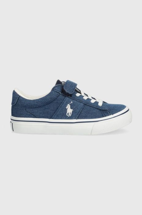 Дитячі кеди Polo Ralph Lauren колір блакитний (3103974)
