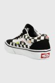 Дитячі кеди Vans UY Old Skool FRTC BLKWH колір чорний Дитячі кеди Vans UY Old Skool FRTC BLKWH колір чорний